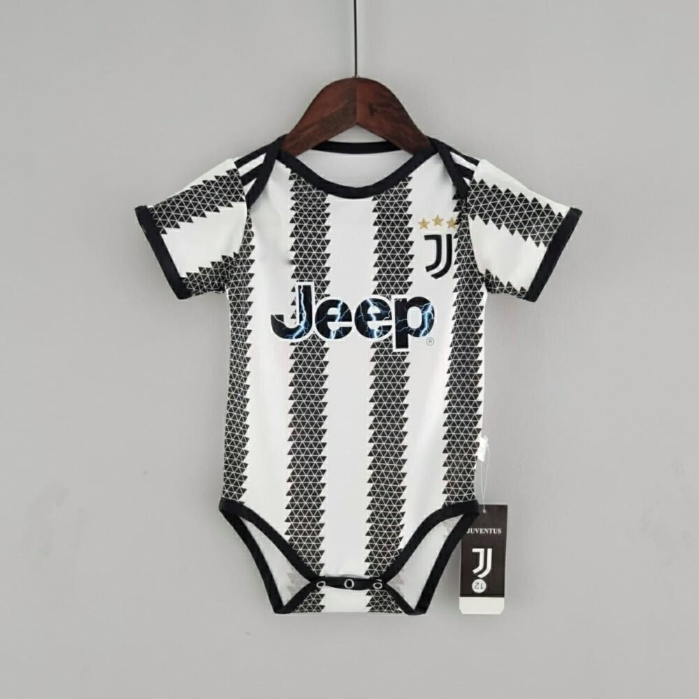 Juventus Home 22/23 Baby Rompers
