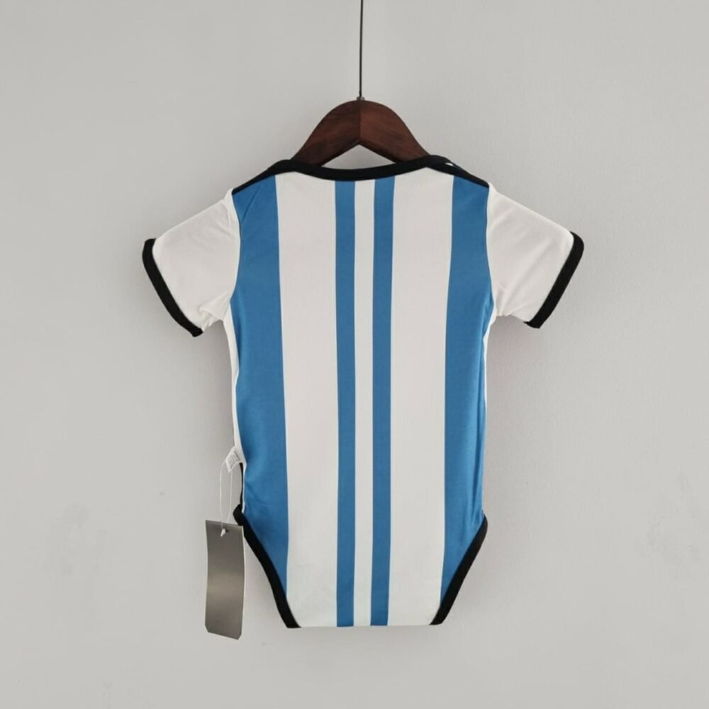 Argentina Home 22/23 Baby Rompers - Image 2
