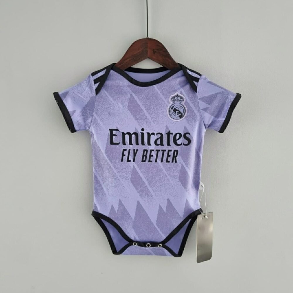 Real Madrid Away 22/23 Baby Rompers