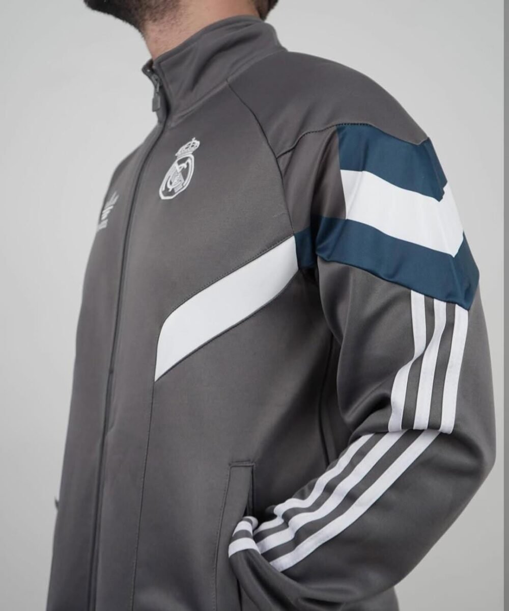Real Madrid Jacket 24/25 (Grey) - Image 2