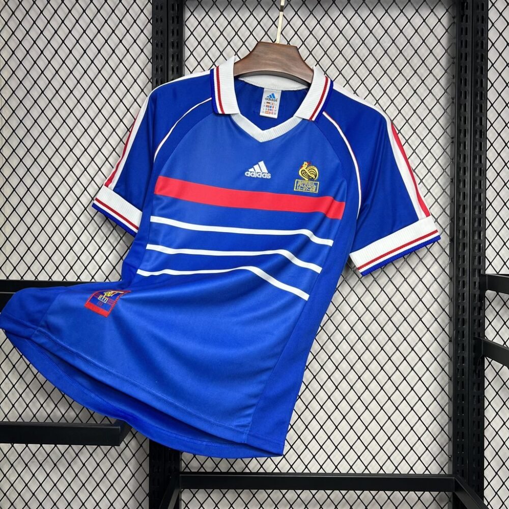 France Home Kit 1998 (Half Sleeve) - Image 3
