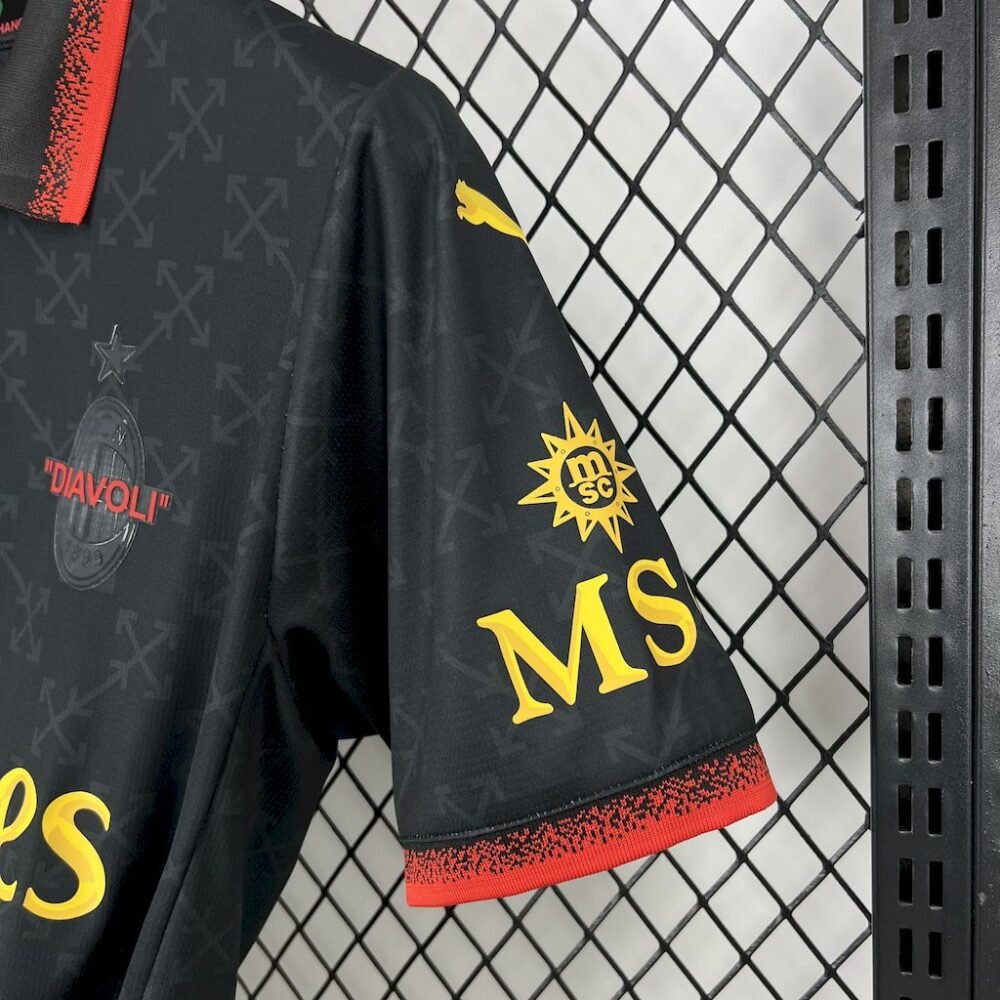 AC MILAN x OFF-WHITE Black-Green Edition 24/25 (FV) - Image 2