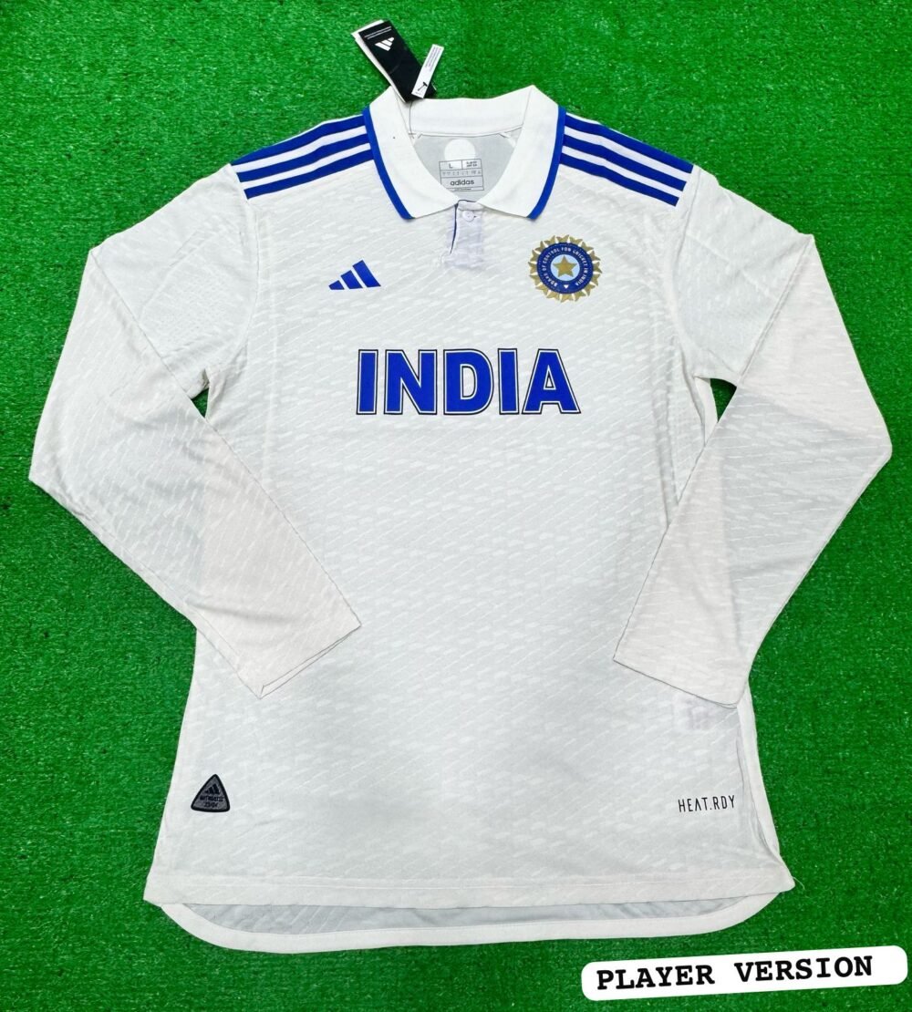 INDIA TEST Cricket Jersey Full Sleeves 24/25 (PV) - Image 2